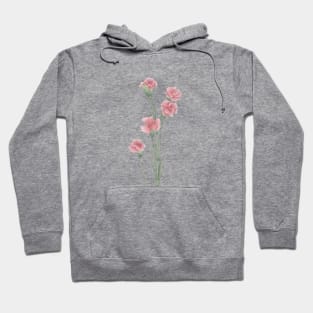 Pink flower Hoodie